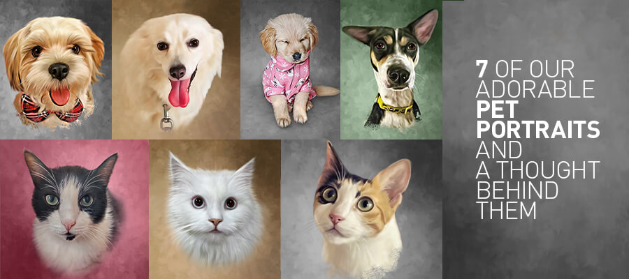 7 of our adorable pet portraits